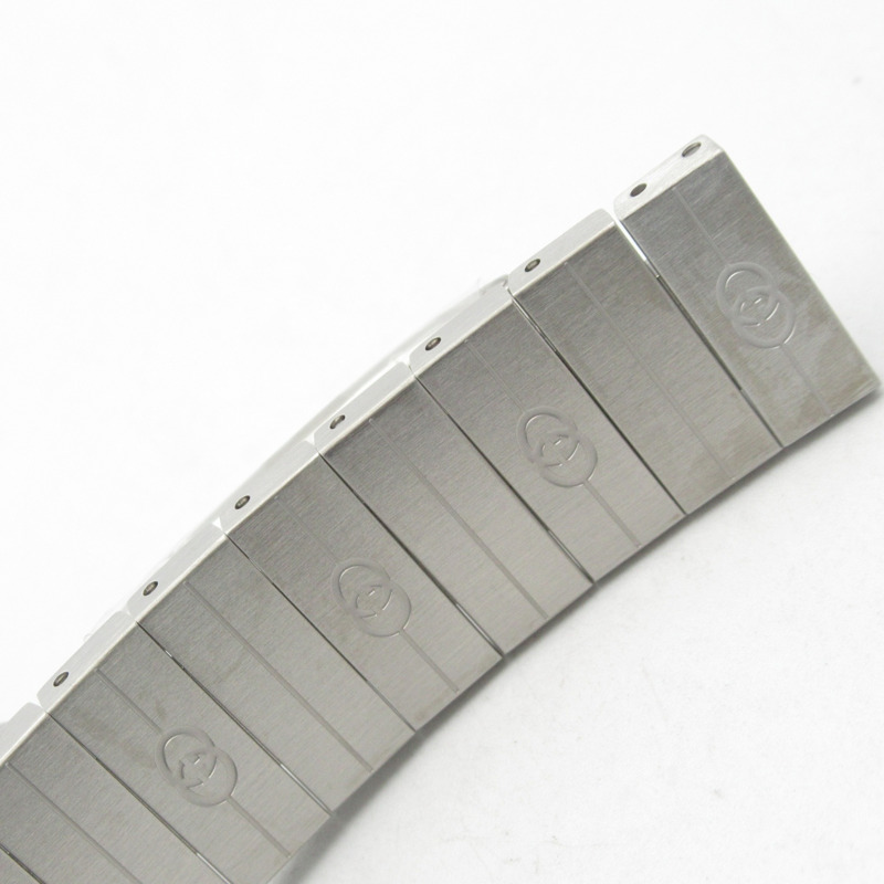 Gucci Grip腕錶，不鏽鋼材質，男童款，白色，尺寸157.4-13