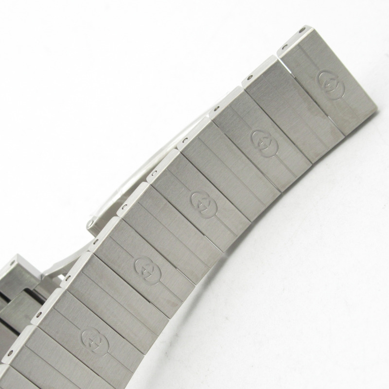 Gucci Grip腕錶，不鏽鋼材質，男童款，白色，尺寸157.4-14