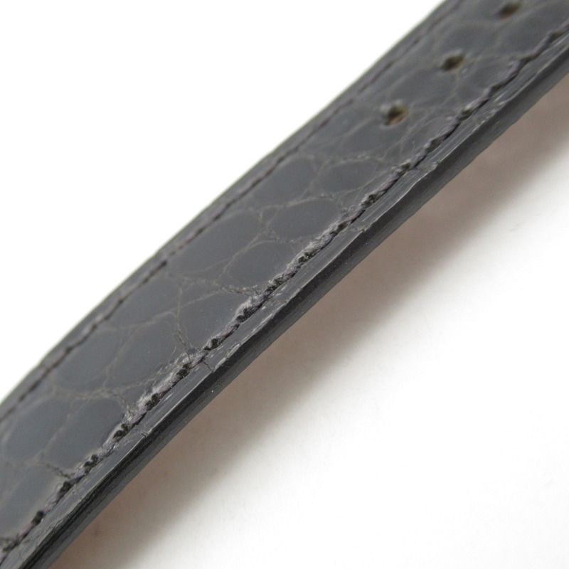 愛馬仕 H Watch PM 女士腕錶，18K 玫瑰金錶帶，皮革錶帶，黑色，型號 HH1.270b-13