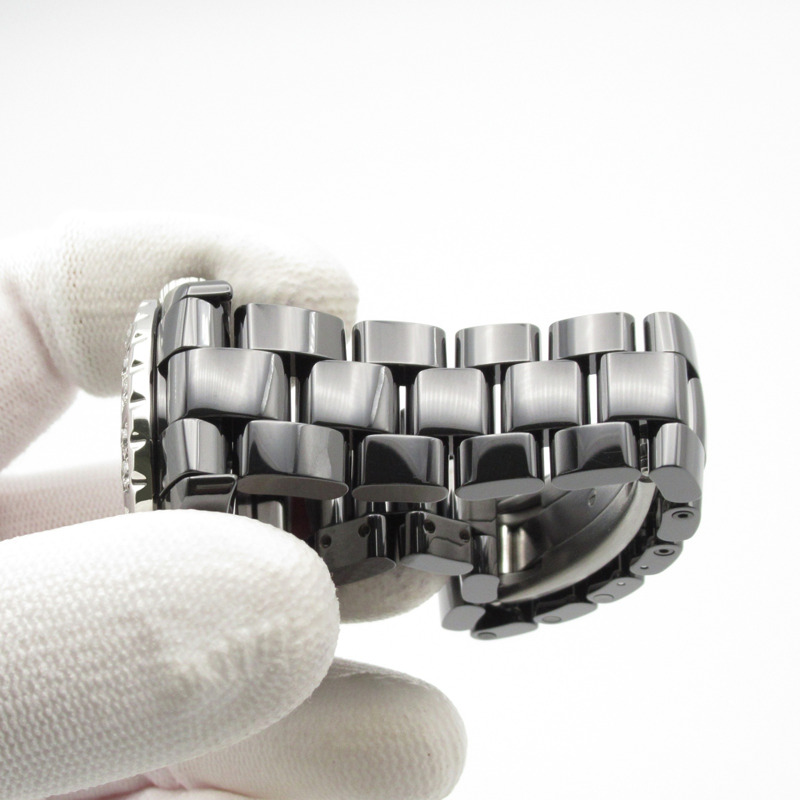 香奈兒 J12 鑽石錶圈腕錶，陶瓷錶殼，鑲鑽，男士腕錶，黑色，H1174-7