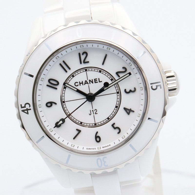 香奈兒 J12 陶瓷腕錶，女士，白色，H5698-2