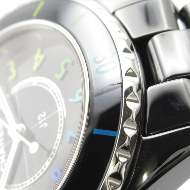 香奈兒 J12 電陶瓷腕錶，女士，黑色，H7121-11