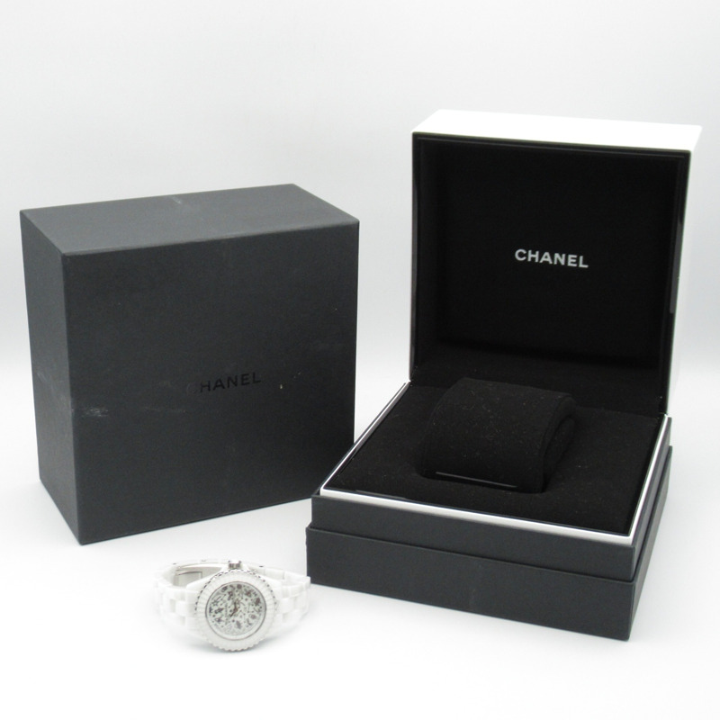 香奈兒 J12 Cosmic 女士腕錶，白色，陶瓷，H7990-8