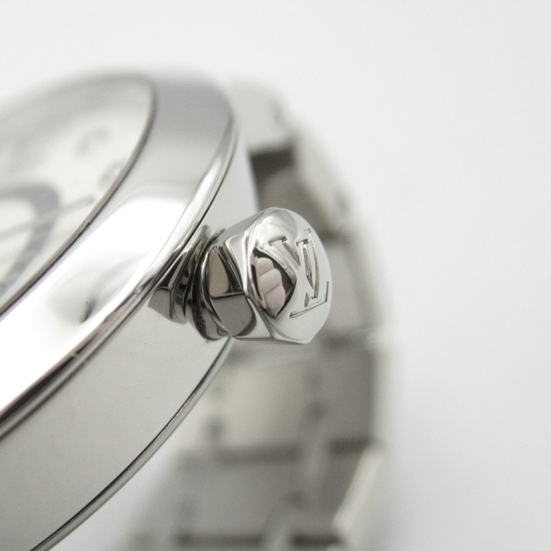 路易威登 Tambour 8鑽腕錶，不鏽鋼材質，女款，銀色，Q12MG-5