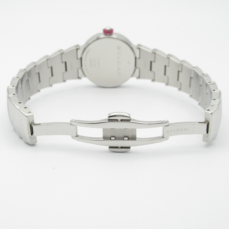 寶格麗 Lucea 系列不鏽鋼女士腕錶，銀色，LU28C6SSD-4