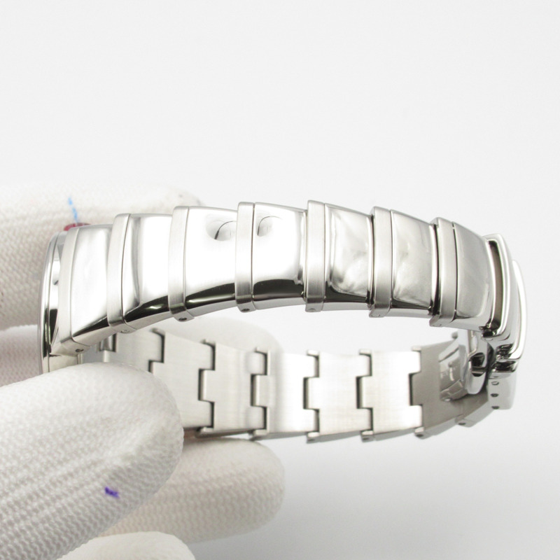 寶格麗 Lucea 系列不鏽鋼女士腕錶，銀色，LU28C6SSD-8