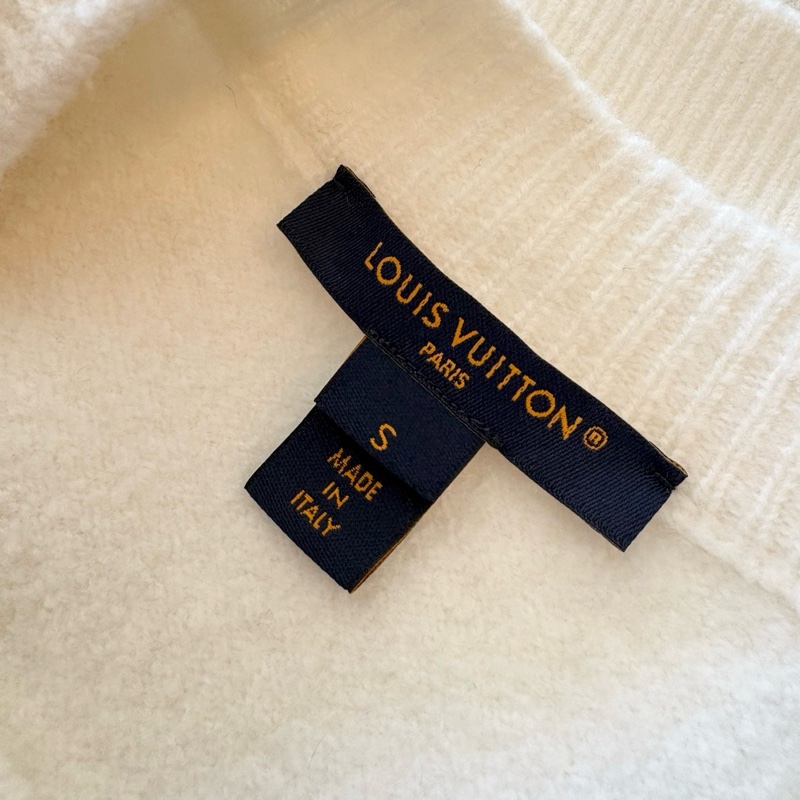 99新/LV/路易威登/W118010/白色針織開衫/S碼-5