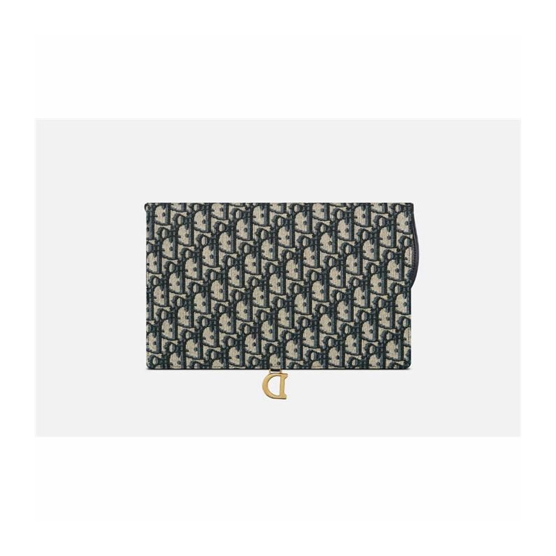 DIOR 藍色馬鞍包 M928-8