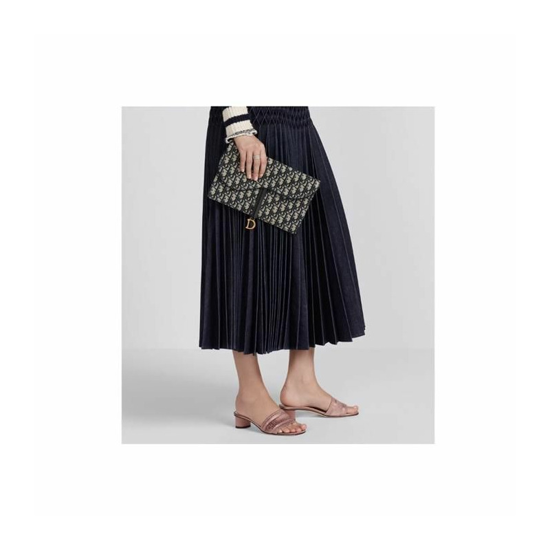 DIOR 藍色馬鞍包 M928-11