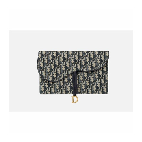DIOR 藍色馬鞍包 M928