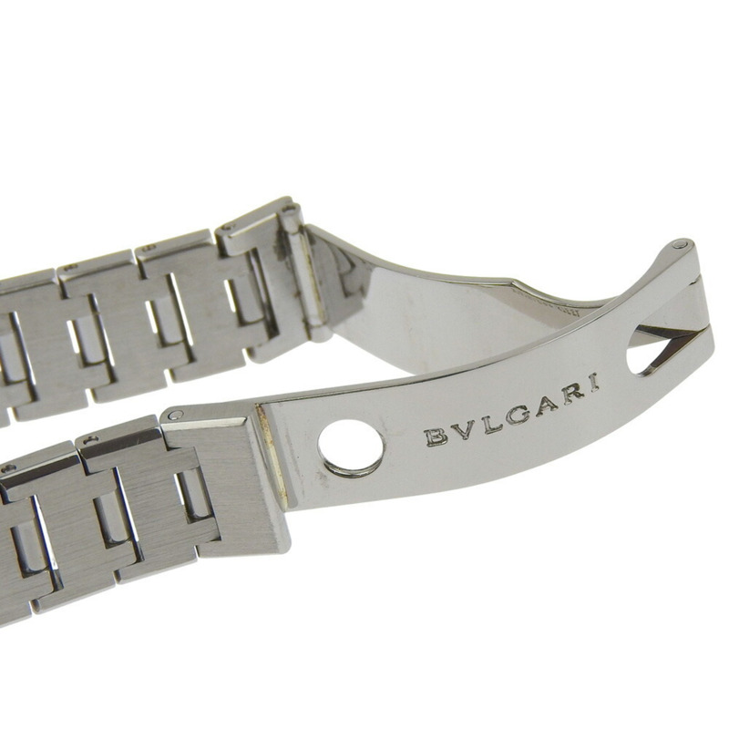 近乎全新寶格麗 (BVLGARI) Date BB26SSD 黑色錶盤不鏽鋼 26 毫米石英女雙針腕錶-4