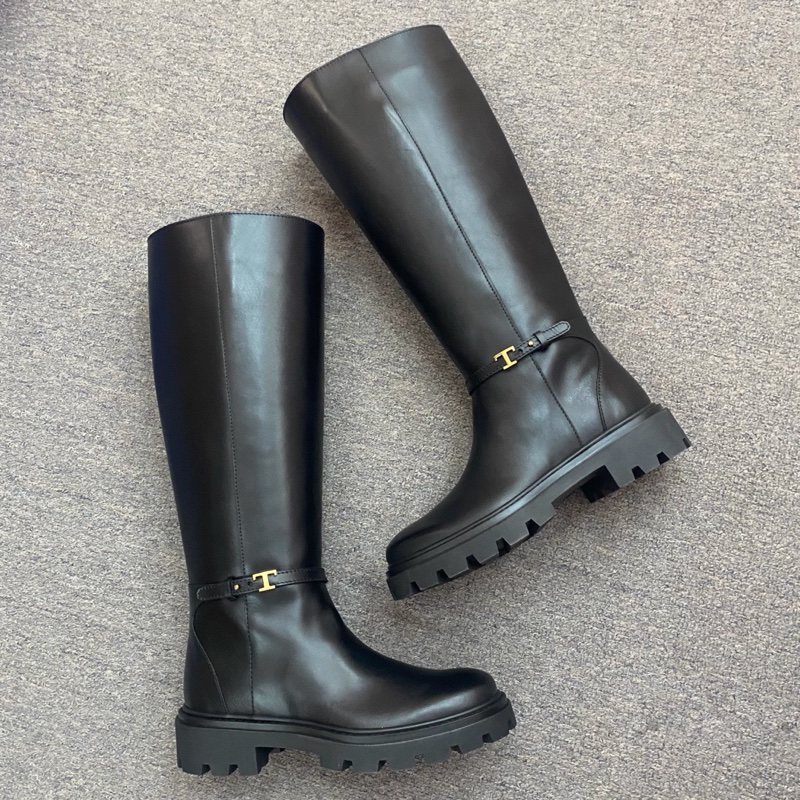促銷品TOD'S皮革 踝靴黑色-0