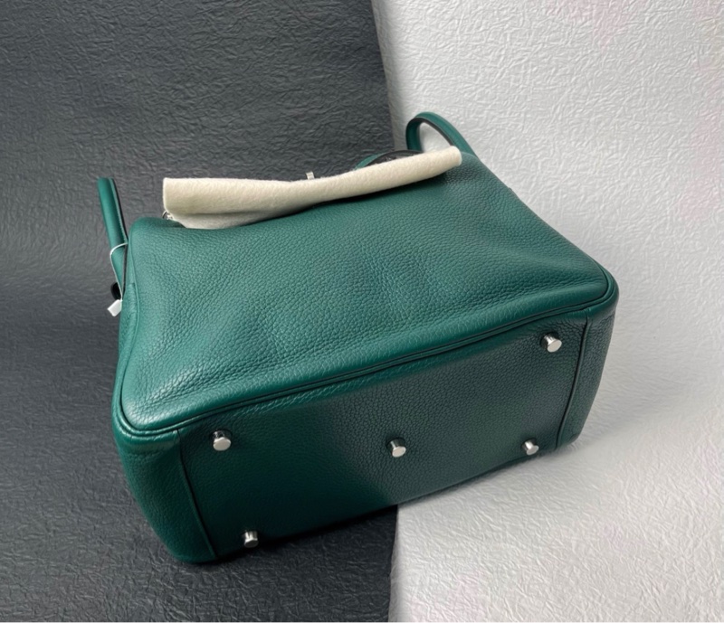 Hermes  孔雀綠 銀扣 lindy30-5