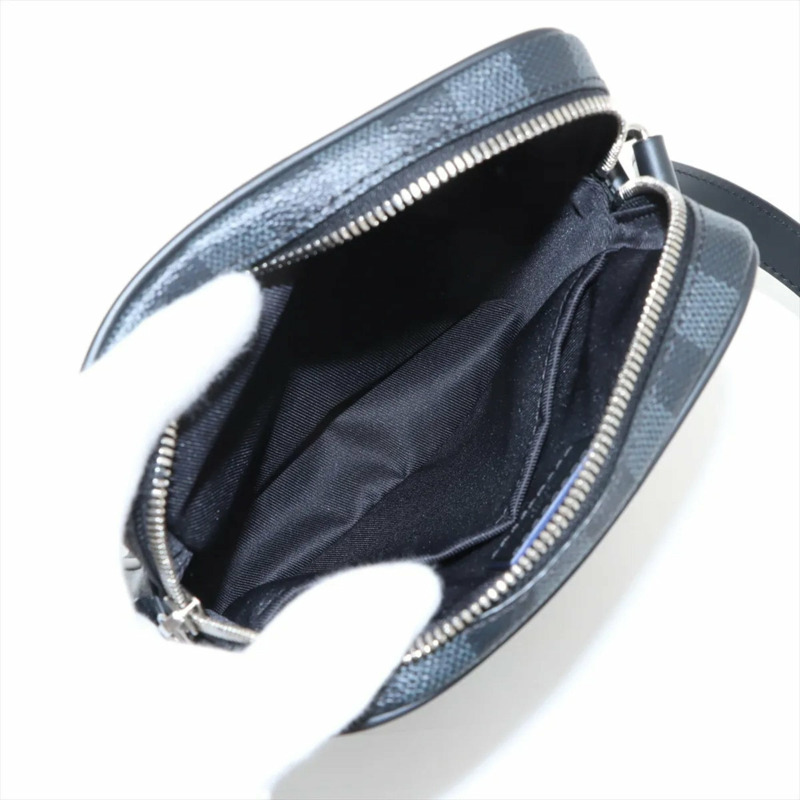 路易威登 Damier Graphite Map Danube PM NM N40239 男士真皮單肩包-5