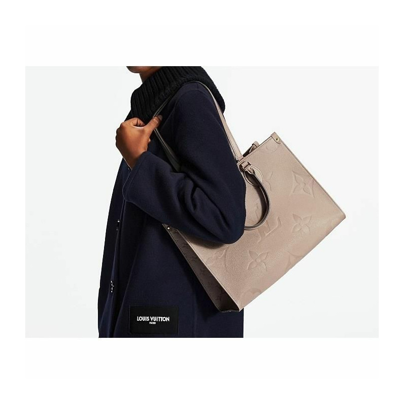 LOUIS VUITTON OnTheGo MM 字母組合 Empreinte M45607-6