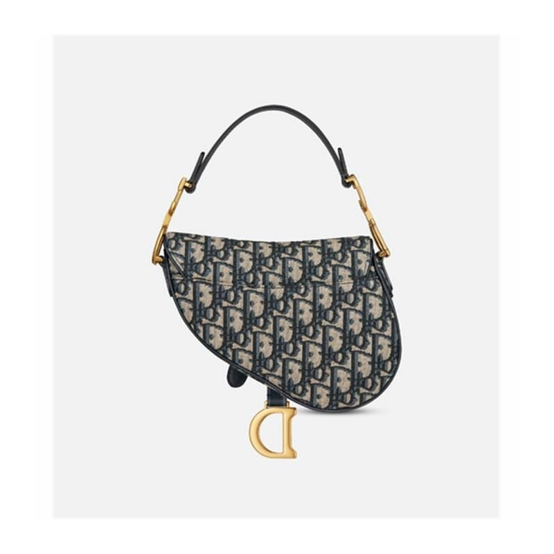 DIOR 斜紋提花馬鞍迷你肩帶包 M0456 CTZQ M928-2