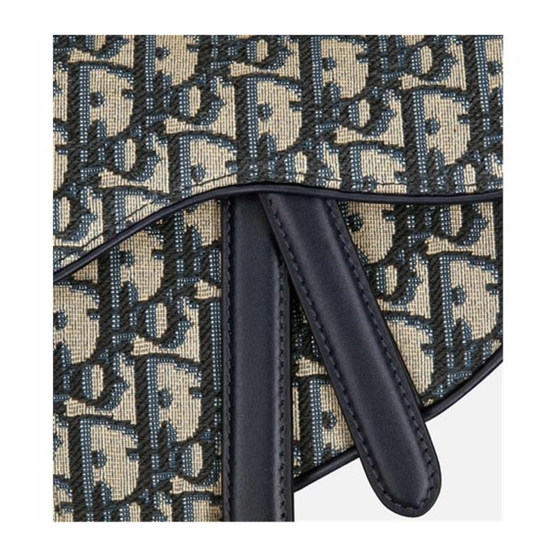 DIOR 斜紋提花馬鞍迷你肩帶包 M0456 CTZQ M928-12