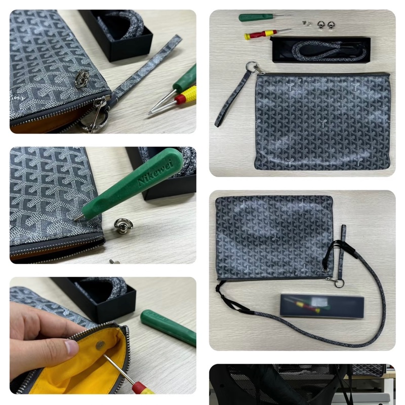 「M.Y精品」 goyard 戈雅 手拿包 電腦包 洗漱包 腋下包-2