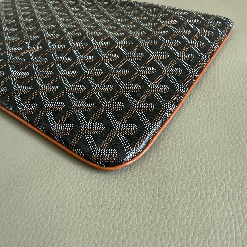 「M.Y精品」 goyard 戈雅 手拿包 電腦包 洗漱包 腋下包-9