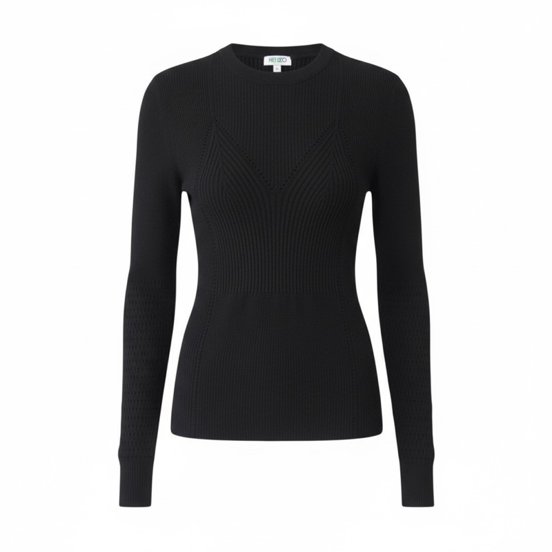 KENZO 黑色針織套裝-1