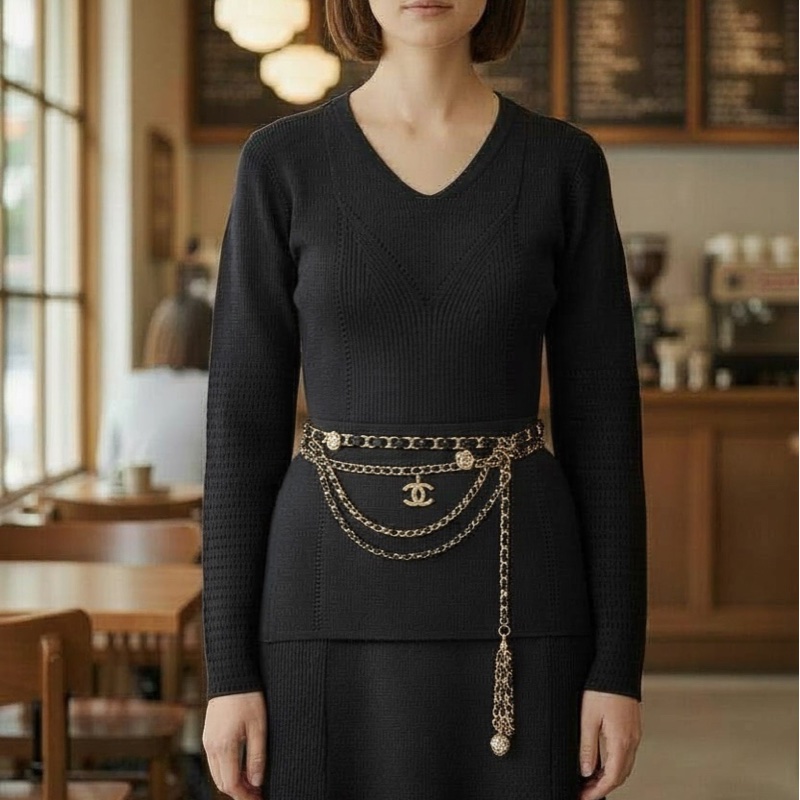 KENZO 黑色針織套裝-10