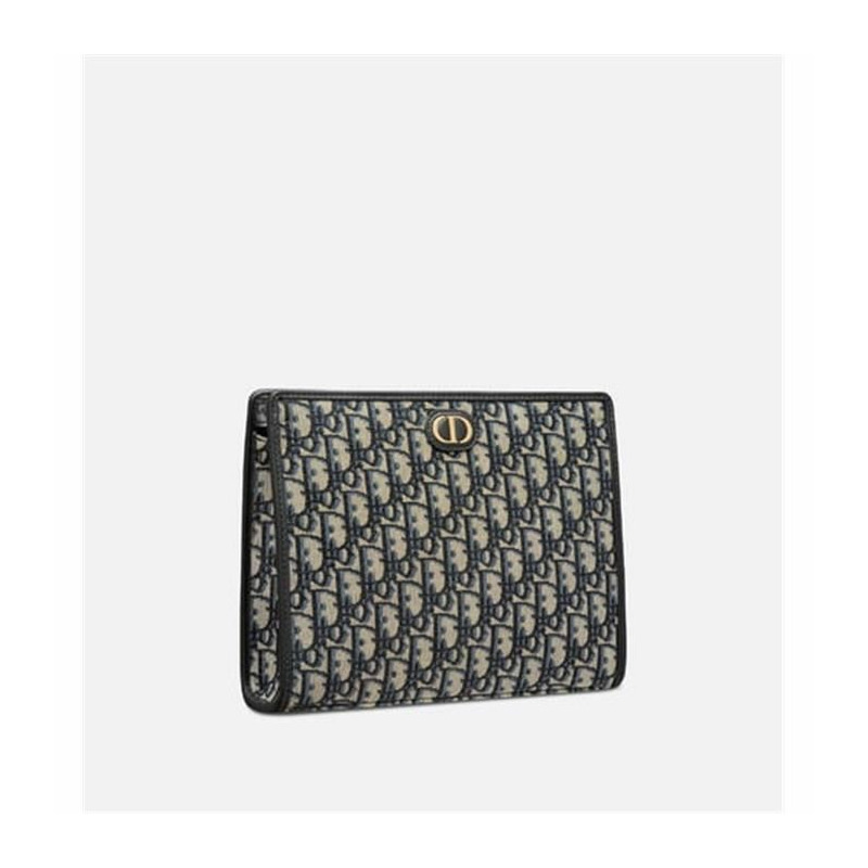 DIOR 30 MONTAIGNE 中號藍色收納包 S2107UT-3