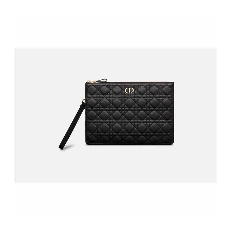 DIOR Caro 大號日常收納包 黑色 S5086UW-1
