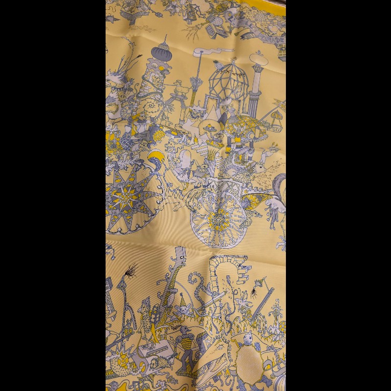 Hermes la folle parade 絲巾-6