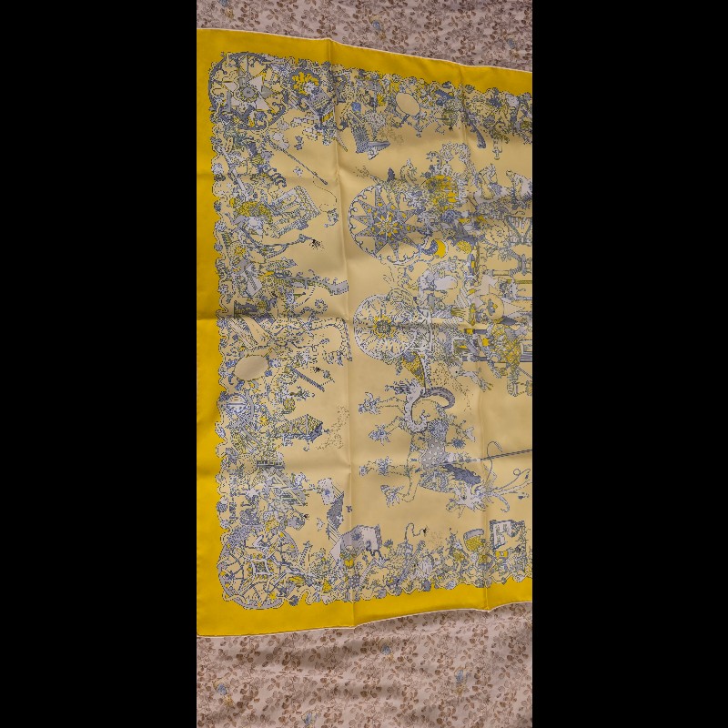 Hermes la folle parade 絲巾-7