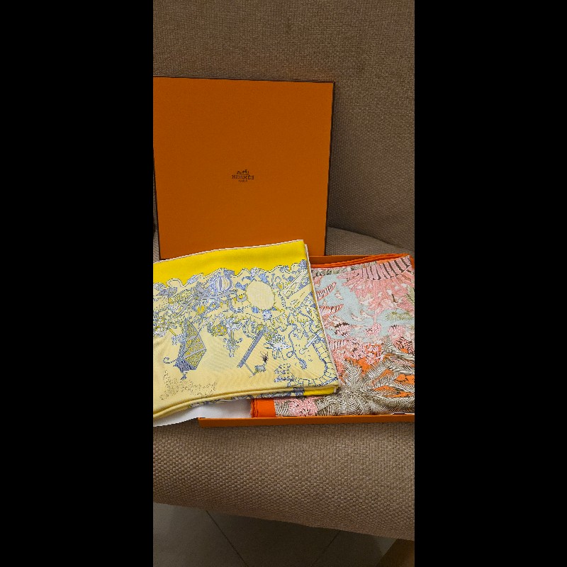 Hermes la folle parade 絲巾-33