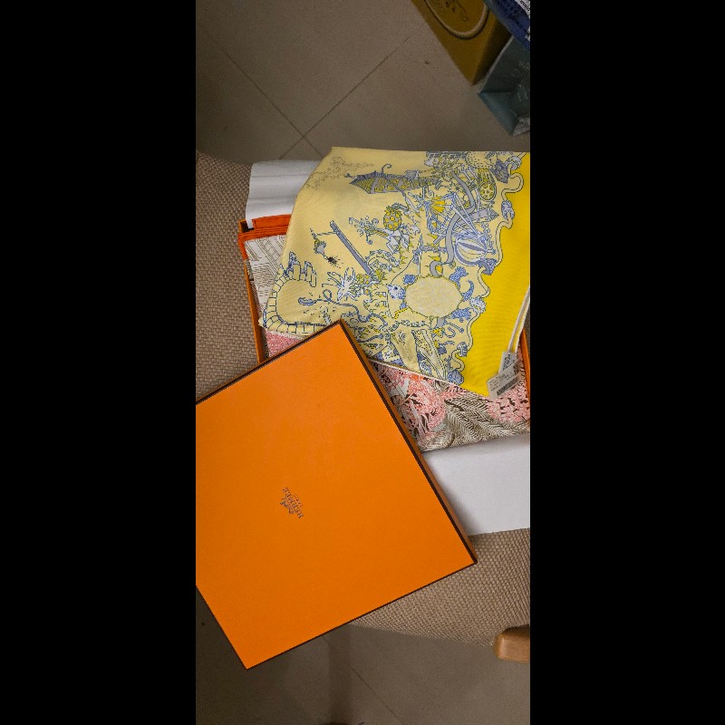 Hermes la folle parade 絲巾-0