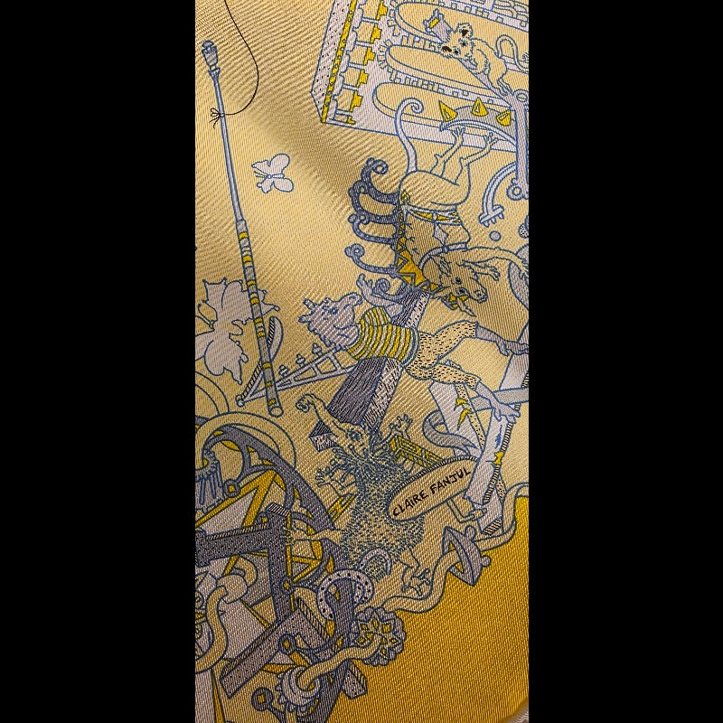 Hermes la folle parade 絲巾-6