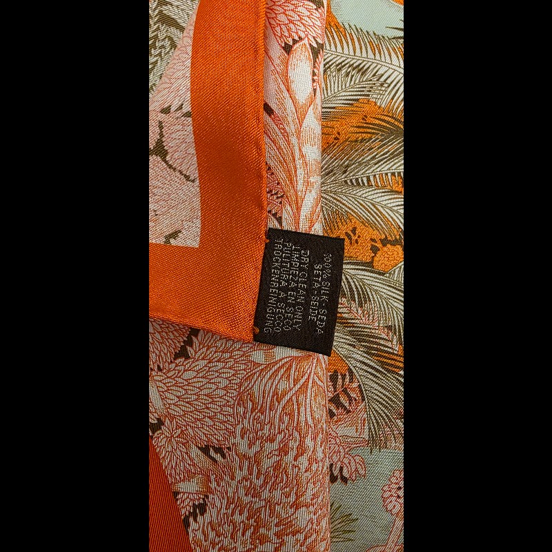 hermes tropical garden熱帶花園絲巾-2