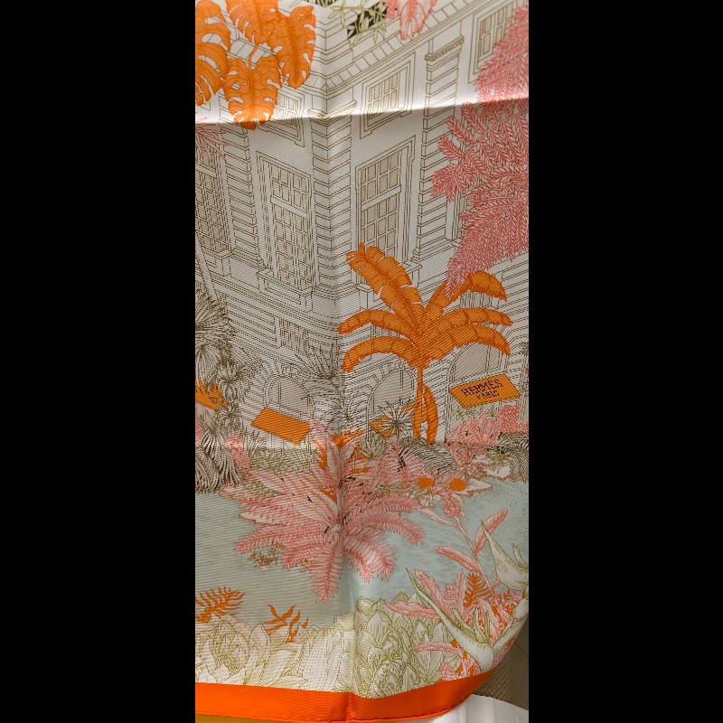 hermes tropical garden熱帶花園絲巾-29
