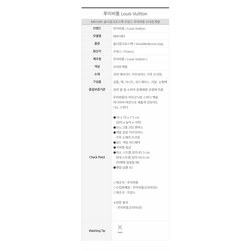 LOUIS VUITTON Nano Speedy Monogram M81085-14