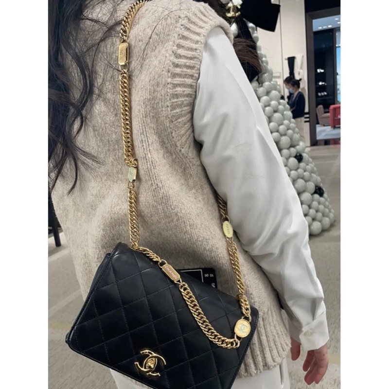 「M.Y精品」小香 23C 手工坊系列 琺瑯包 cf20大mini-1