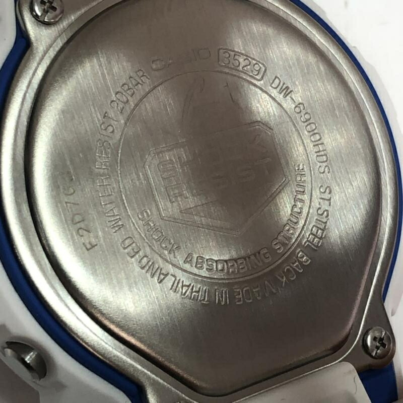 卡西歐 G-SHOCK 手錶 DW-6900HDS-7JF 白色-7