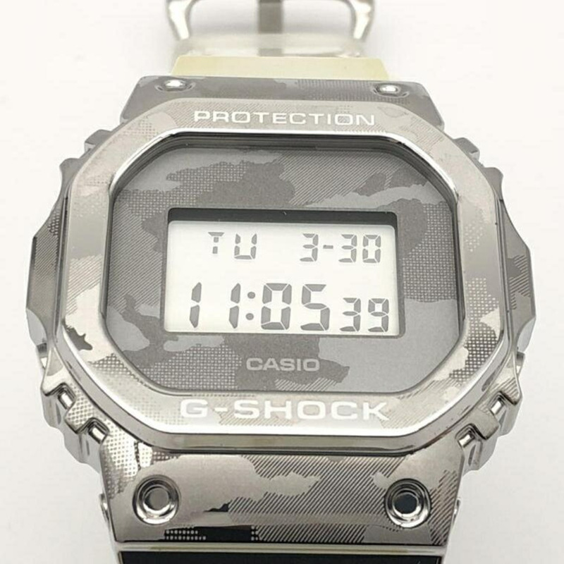 卡西歐 G-SHOCK GM-5600SCM 白色鏤空手錶-0