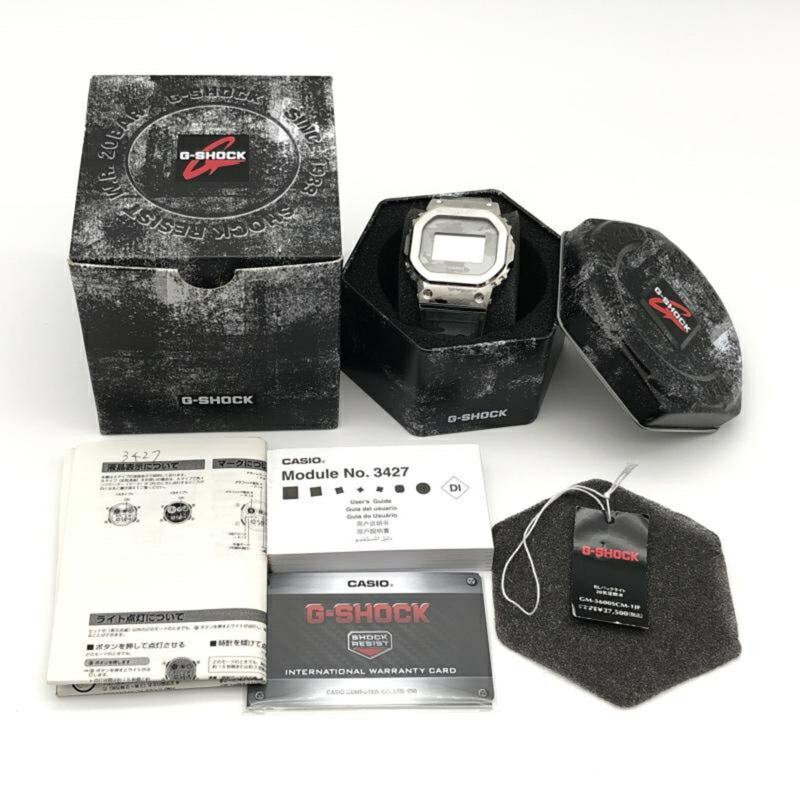 卡西歐 G-SHOCK GM-5600SCM 白色鏤空手錶-4