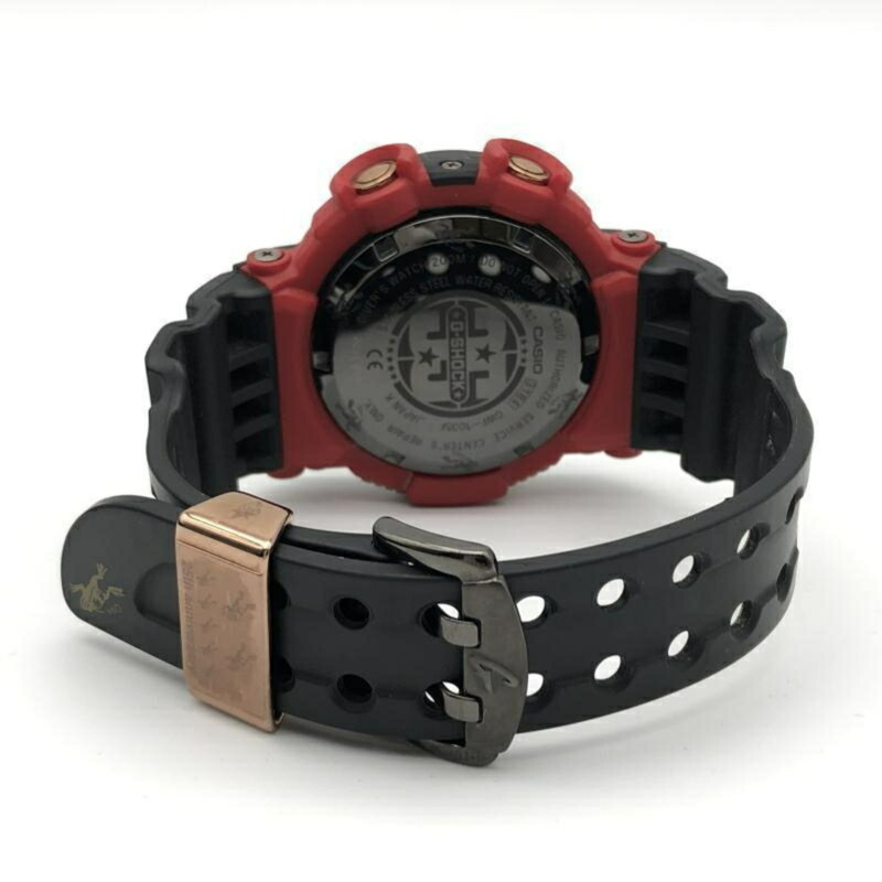 卡西歐 G-SHOCK FROGMAN 35週年紀念版 MAGMA OCEAN 腕錶 GWF-1035F 黑紅配色-3