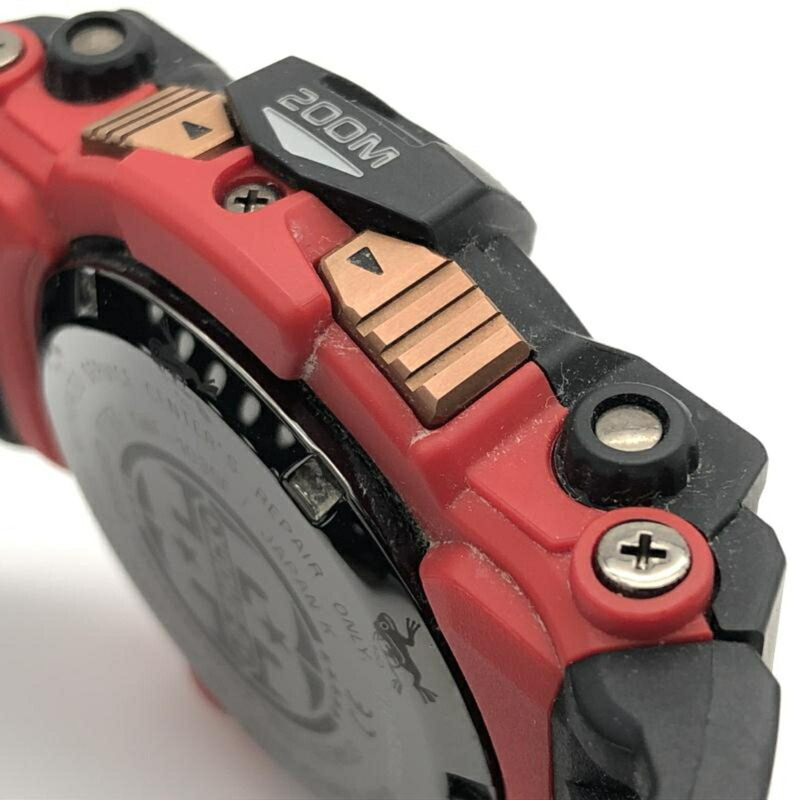 卡西歐 G-SHOCK FROGMAN 35週年紀念版 MAGMA OCEAN 腕錶 GWF-1035F 黑紅配色-4