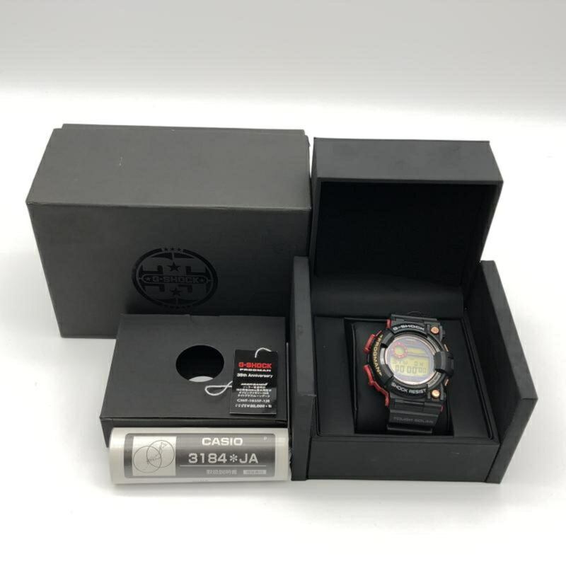 卡西歐 G-SHOCK FROGMAN 35週年紀念版 MAGMA OCEAN 腕錶 GWF-1035F 黑紅配色-7