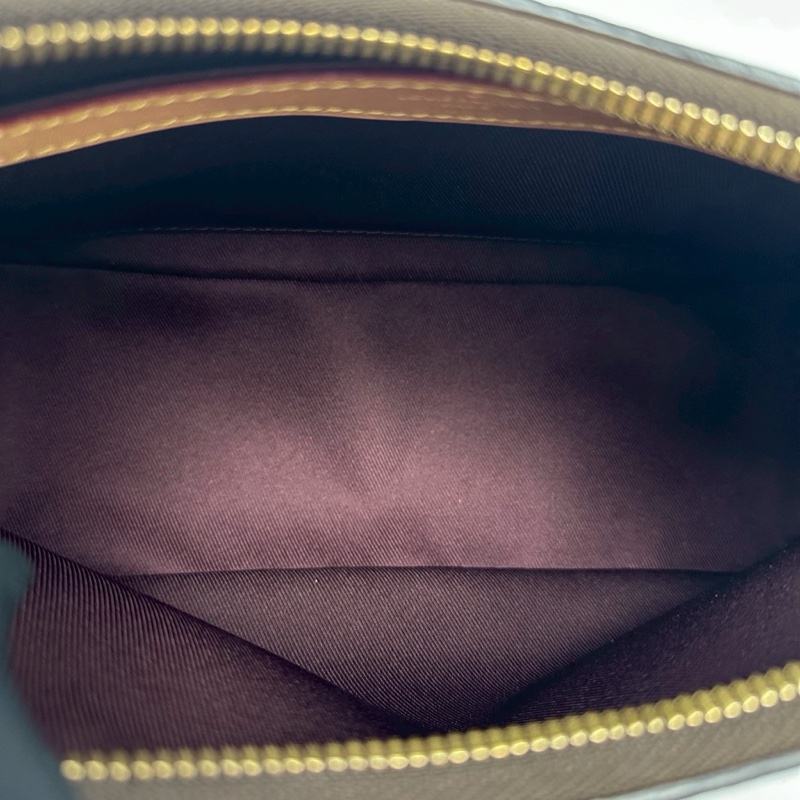 人氣經典款✨99新🆕LV路易威登Boulogne老花金扣牛角包單肩斜挎包-10