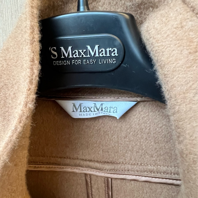【主線白標】Max Mara 義大利製 頂級羊絨混紡斗篷外套-5