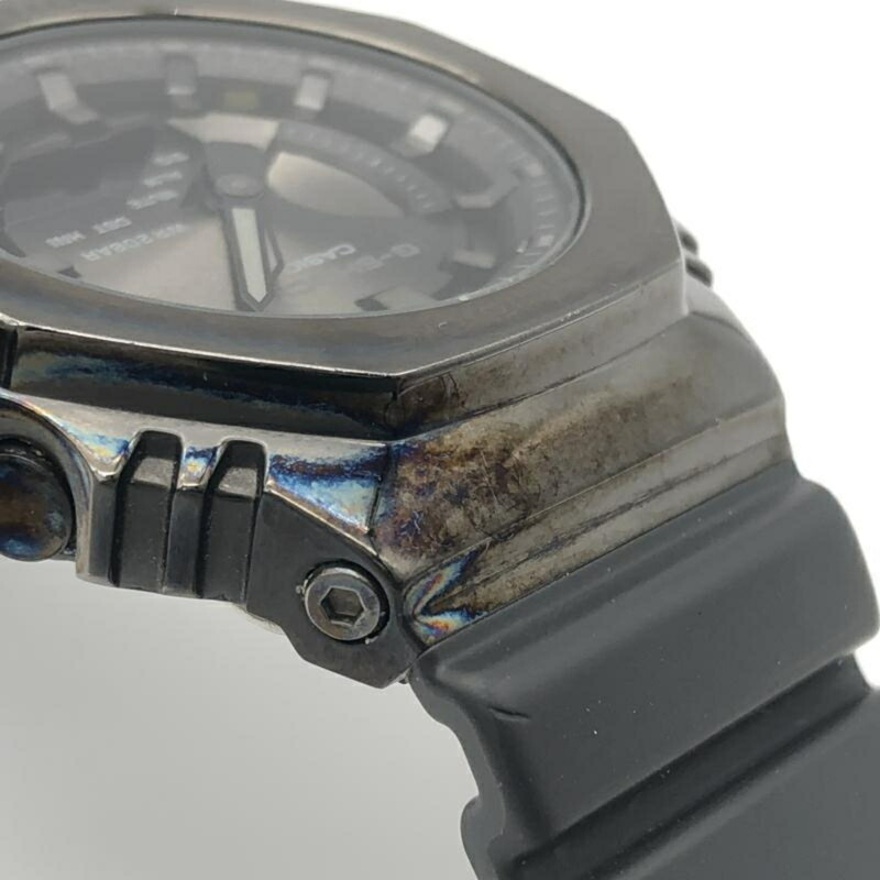 卡西歐 G-SHOCK GM-S2100B 腕錶，灰色-5