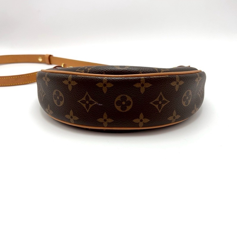 經典必收款✨限量好價🤑LvLoop經典老花碗豆包月亮包手提腋下包-13