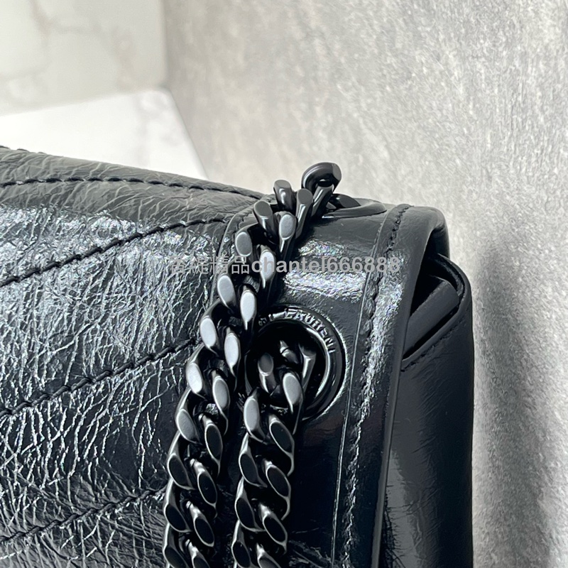 💗香緹國際精品💗 736 YSL soblack Niki 中號 全新-1
