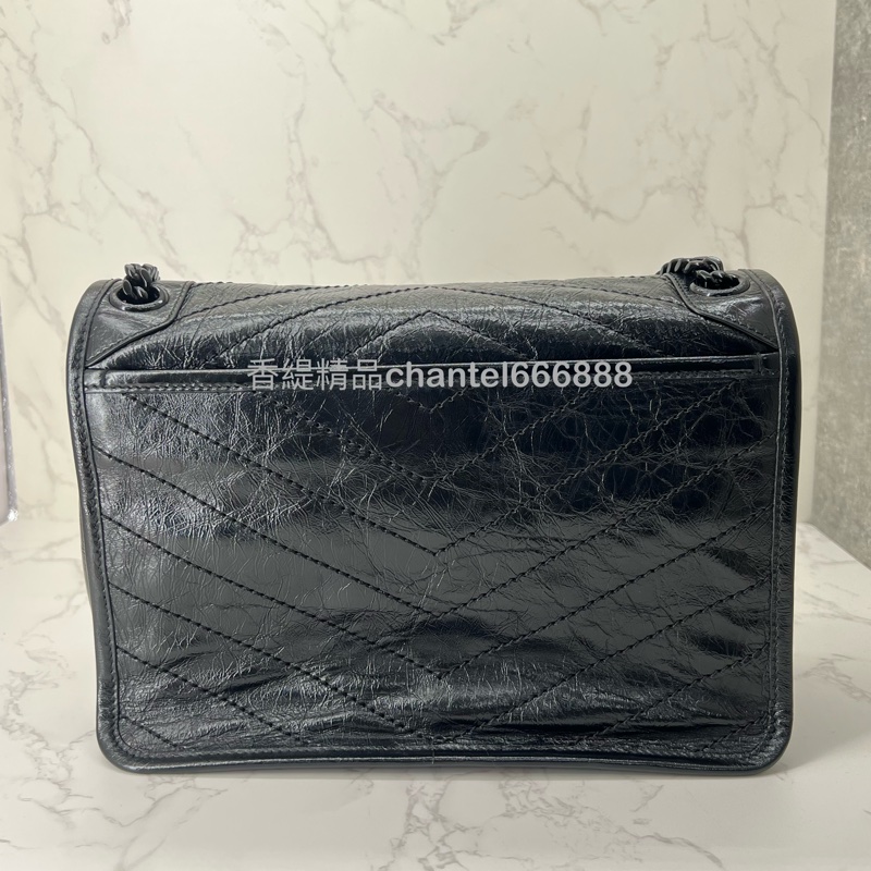 💗香緹國際精品💗 736 YSL soblack Niki 中號 全新-4