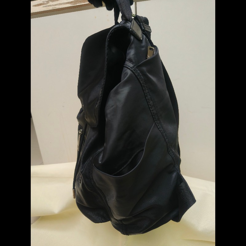 🔥年終狂降🔥【限時降價只到12/31（原6,800）】【8成新】㊣✨ Marc Jacobs✨馬克·雅各布斯 MJ 黑色 帆布 束口 後背包包/二手精品/二手包/保證正品-2