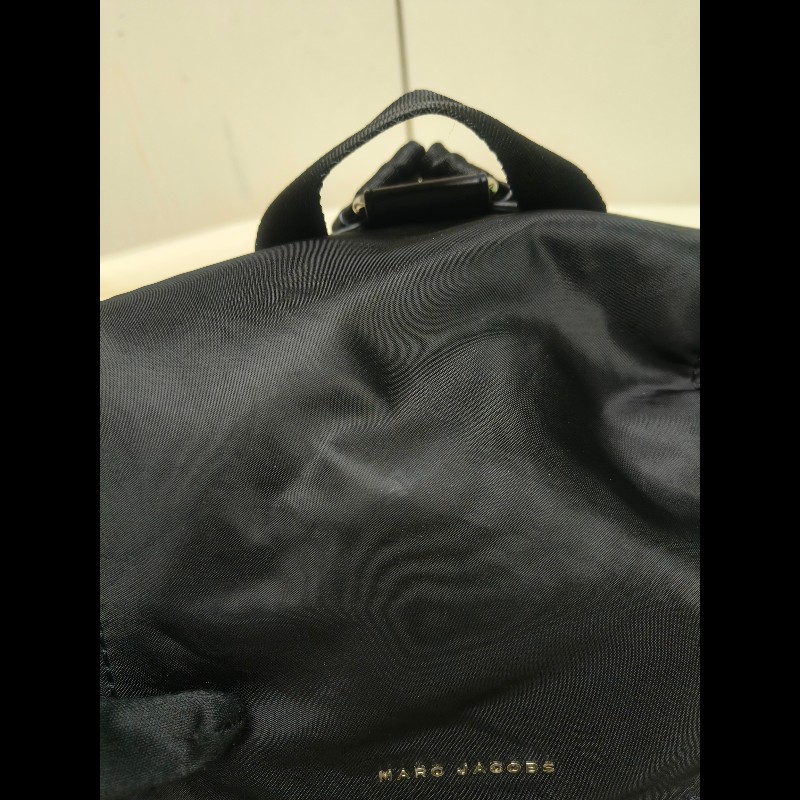 🔥年終狂降🔥【限時降價只到12/31（原6,800）】【8成新】㊣✨ Marc Jacobs✨馬克·雅各布斯 MJ 黑色 帆布 束口 後背包包/二手精品/二手包/保證正品-13